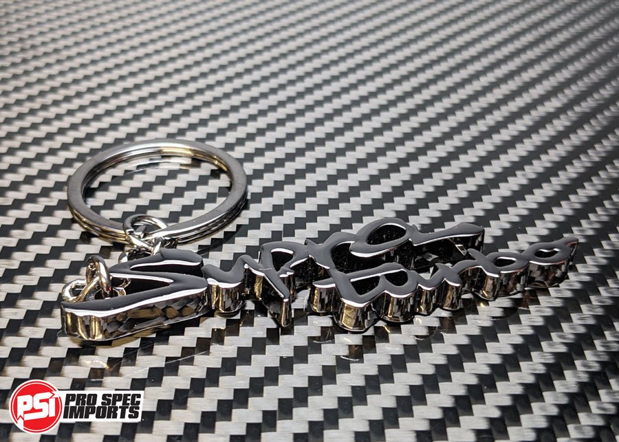 MK4 Supra Turbo Keychain - Pro Spec Imports - Silver Chrome -