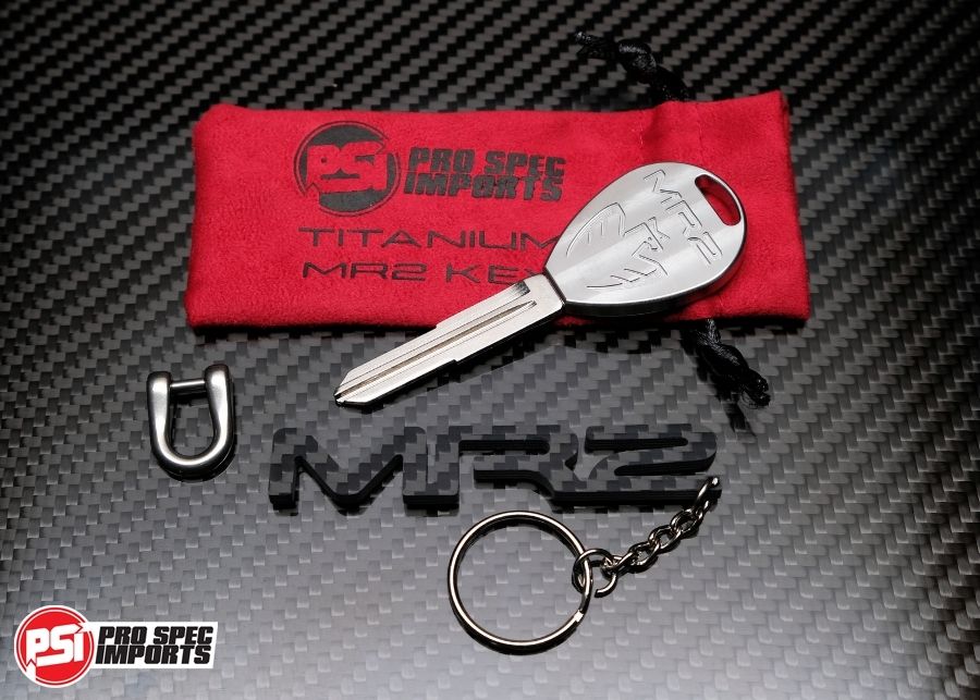 Carbon Fibre keychain for Toyota MR2 SW20 '89-'99 / MR-S ZZW30 '99