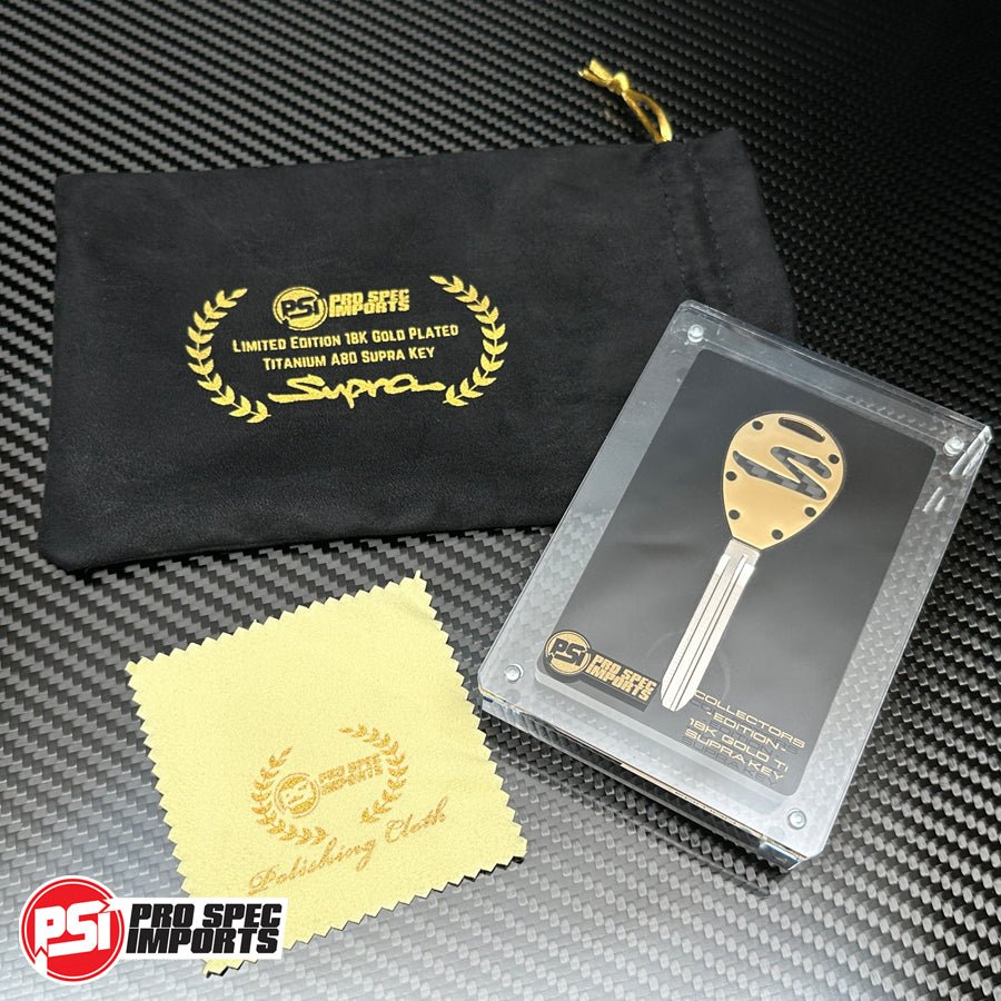 Collectors Edition 18K Gold CF - Titanium A80 (MK4) Supra Key + *ENTRY TO THE GOLD TOP SECRET 1/18 SUPRA GIVEAWAY* - Pro Spec Imports - 101 -