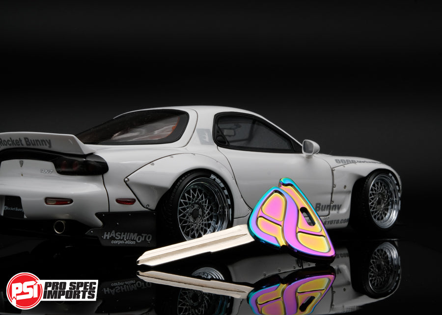 FD3S RX7 Key Blank - 'Neo Chrome PVD' Titanium GR6