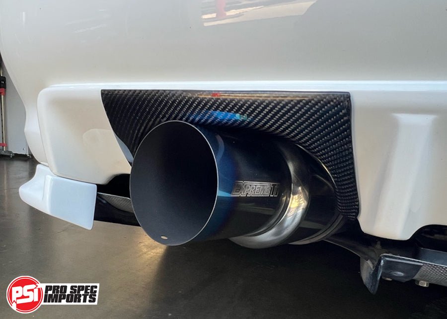 R34 GTR Carbon Fibre Exhaust Shield, Shroud - 3K Twill Weave Pattern - Pro Spec Imports -
