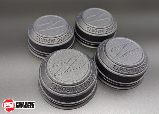 Work Meister S1 3P Centre Caps 'Z' Logo to suit Nissan 300ZX, 350Z, 370Z Hubcentric 66.1mm - Pro Spec Imports - -
