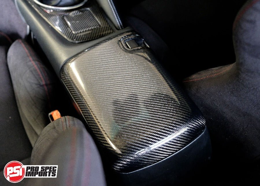 Carbon Fibre Centre Console Lid Cover Supra JZA80 Mk4 - Pro Spec Imports - -