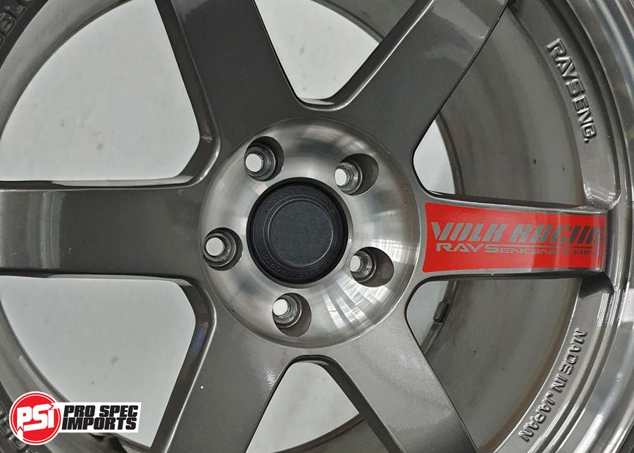 Suit Rays TE37SL Centre Caps 'Z' Logo to suit Nissan 300ZX, 350Z, 370Z Hubcentric 66.1mm - Pro Spec Imports - -