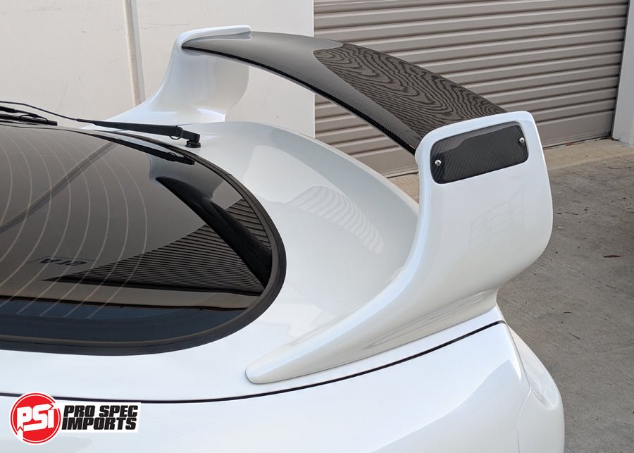 TRD Style Mk4 Supra Wing - Carbon Blade & End Caps, Fiberglass Sides - Pro Spec Imports - -