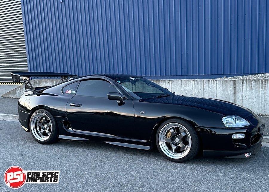 MK4 (A80) Supra - Euro Style Big GT Wing - Pro Spec Imports - 1600mm - Carbon Fibre Base + Carbon Fibre Uprights + Carbon Fibre Blade - 