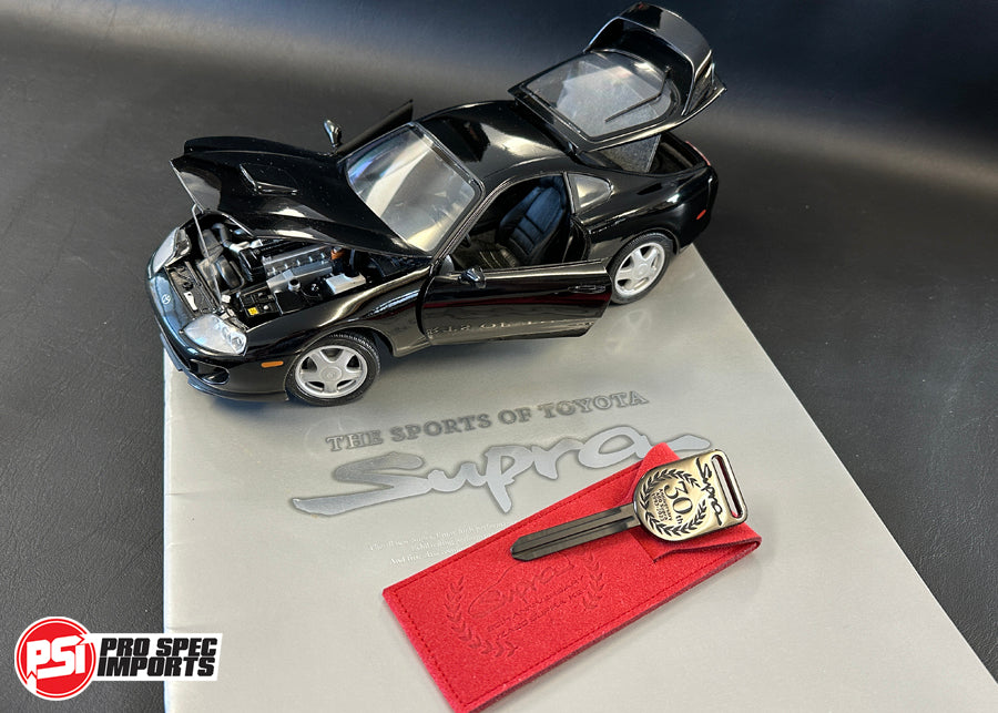 (SOLD OUT) Limited Edition 30th Anniversary A80 Supra Key - PVD Stealth Black Titanium