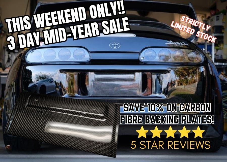 Supra A80 (MK4) '93-'02 - JDM Bumper Rear Carbon Backing Plate
