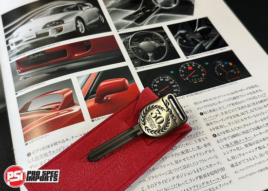(SOLD OUT) Limited Edition 30th Anniversary A80 Supra Key - PVD Stealth Black Titanium
