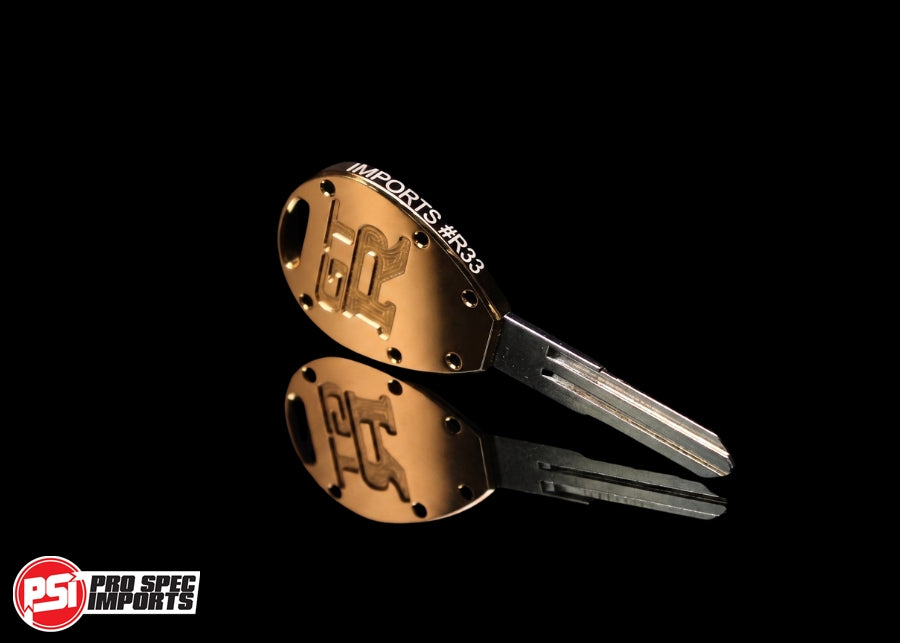 Limited Edition 18K Gold Titanium Skyline GT-R Key Blank for R32 / R33