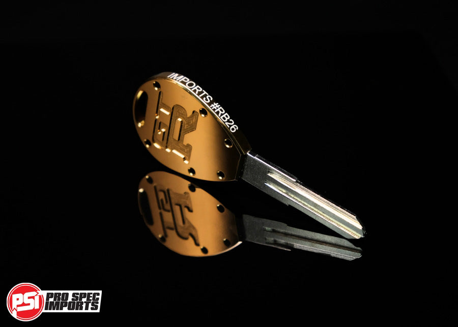 Limited Edition 18K Gold Titanium Skyline GT-R Key Blank for R32 / R33