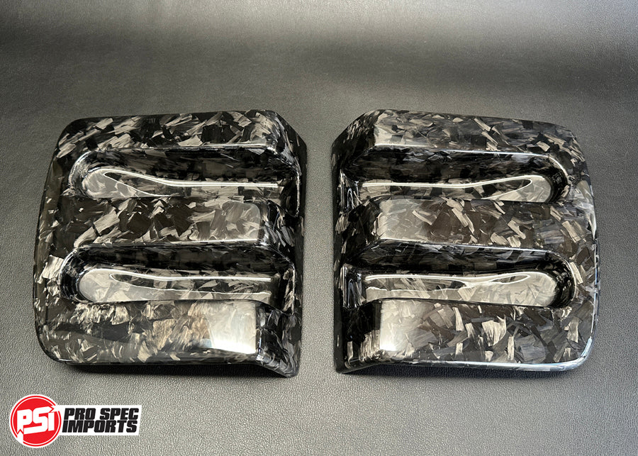 Supra Carbon Fibre Number Plate Garnishes