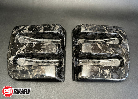 Supra Carbon Fibre Number Plate Garnishes