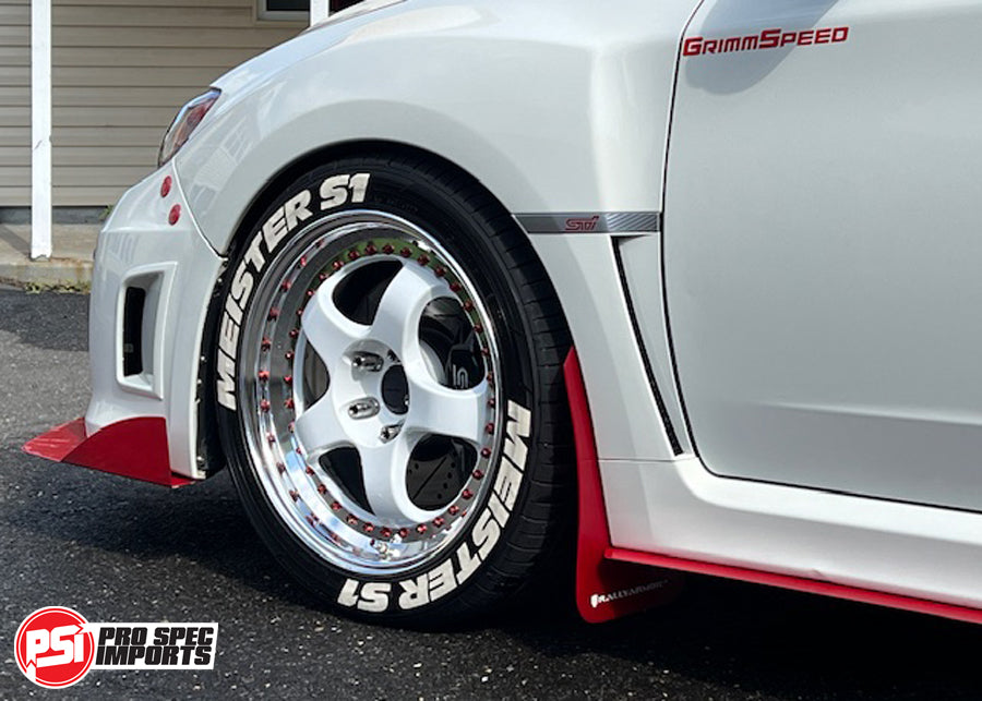 Centre Caps For Work Meister S1 3P - To Suit Subaru WRX 5x114.3 PCD 73mm to 56.1 Hub Centric Ring