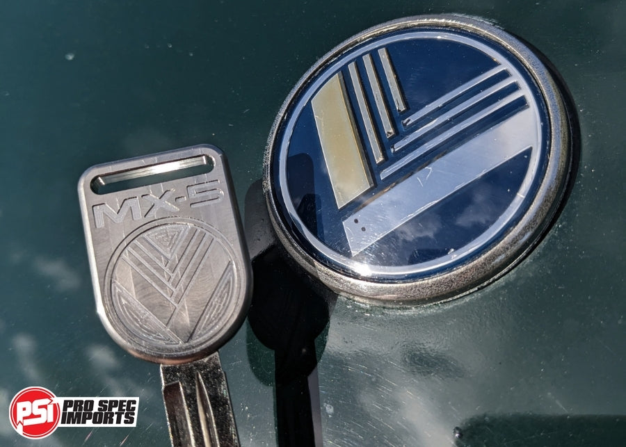 Titanium Key Blank For Mazda MX5 / Miata / Eunos / Roadster, NA, NB, NC (Without chip)