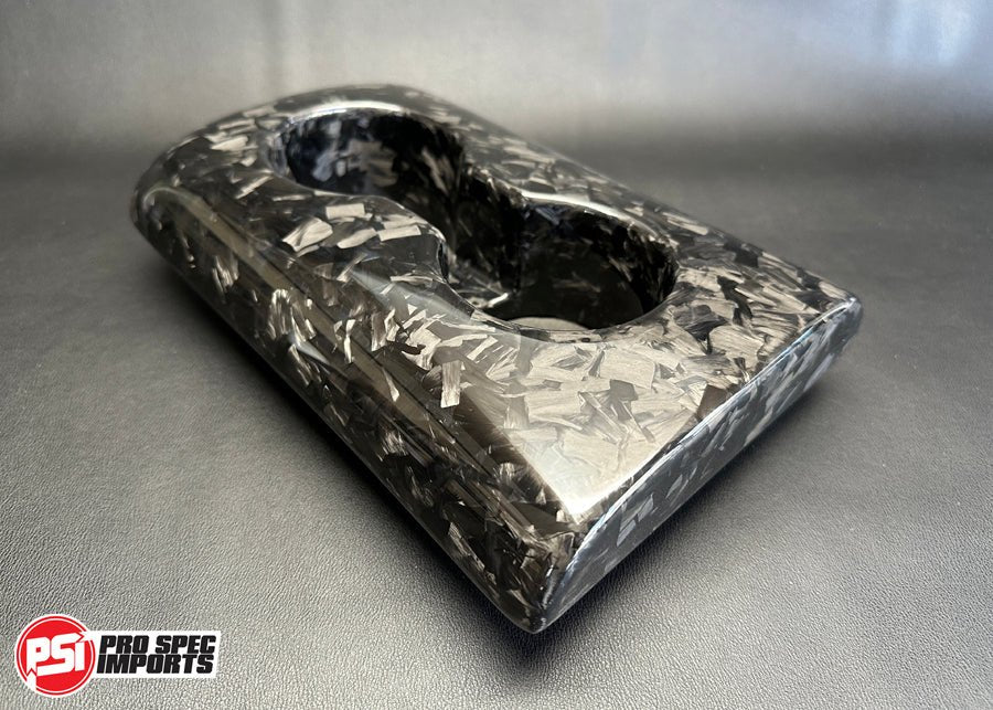 Cup Holder Armrest For A80 (Mk4) Supra, Carbon Fibre or Fiberglass - Pro Spec Imports - Forged Carbon Fibre - Right Hand Drive (JDM RHD) - 