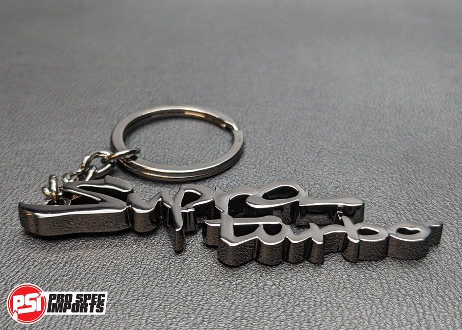 MK4 Supra Turbo Keychain - Pro Spec Imports - Silver Chrome - 