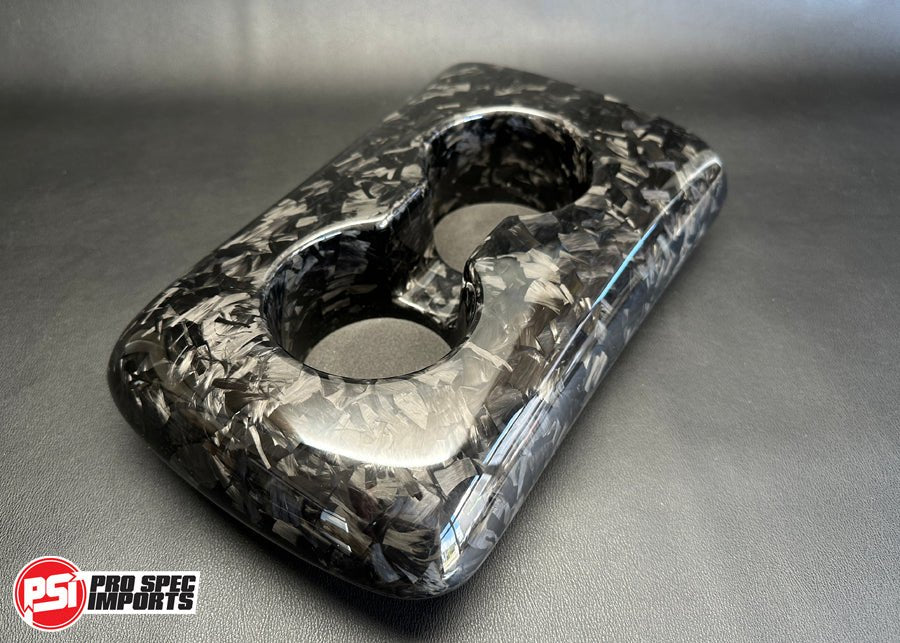 Cup Holder Armrest For A80 (Mk4) Supra, Carbon Fibre or Fiberglass - Pro Spec Imports - Forged Carbon Fibre - Right Hand Drive (JDM RHD) - 