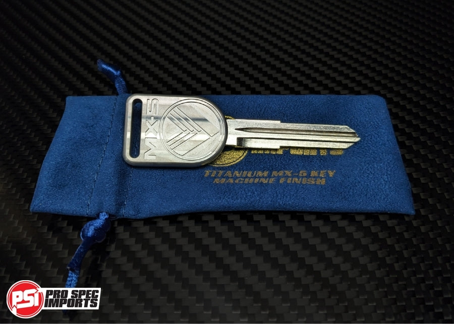 Titanium Key Blank For Mazda MX5 / Miata / Eunos / Roadster, NA, NB, NC (Without chip)
