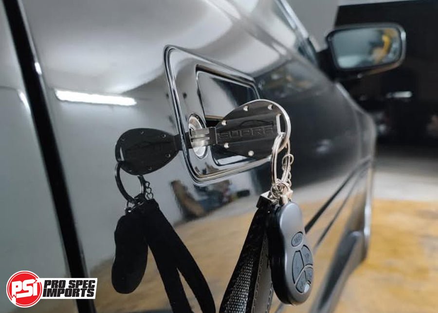 Suit Toyota A70 (MK3) Supra Titanium Key Blank - Machine Finish - Pro Spec Imports - 