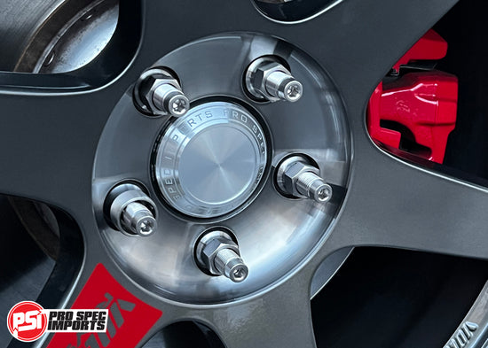 Rays TE37SL & CE28SL Centre Caps - A90 (MK5) Toyota Supra - Billet Aluminum 6061-T6, 66.5 to 73.1 Hubcentric