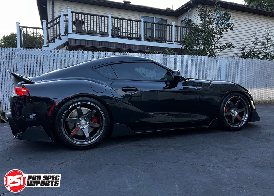 *PRE - ORDER* Rays TE37SL & CE28SL Centre Caps - A90 (MK5) Toyota Supra - Billet Aluminum 6061 - T6, 66.5 to 73.1 Hubcentric - Pro Spec Imports - Machined Silver Anodised - 