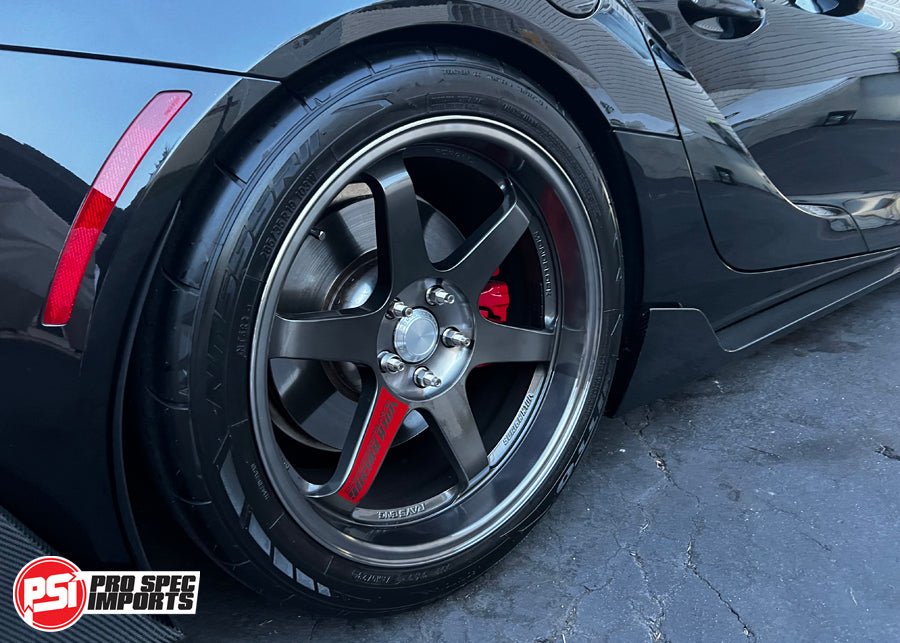 *PRE - ORDER* Rays TE37SL & CE28SL Centre Caps - A90 (MK5) Toyota Supra - Billet Aluminum 6061 - T6, 66.5 to 73.1 Hubcentric - Pro Spec Imports - Machined Silver Anodised - 