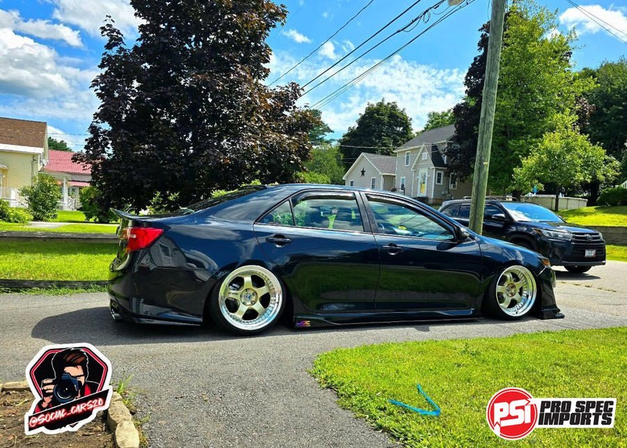 Work Meister S1 3P Centre Caps, Suit GR Yaris, GR Corolla, Camry - Billet Aluminum 6061 - T6, 60.1mm Hub Ring Hubcentric, 34mm Height - Pro Spec Imports - Black Anodised - S1 3P / 18