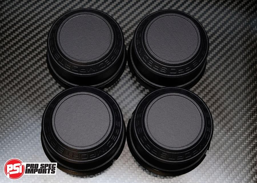 Work Meister S1 3P Centre Caps 'Plain Top' to suit all Nissan - Skyline, 350Z, 370Z, 300ZX, Laurel, GTR, R32, R33, R34, Silvia etc