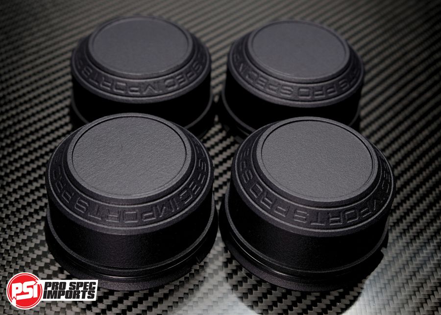 Work Meister S1 3P Centre Caps 'Plain Top' to suit all Nissan - Skyline, 350Z, 370Z, 300ZX, Laurel, GTR, R32, R33, R34, Silvia etc