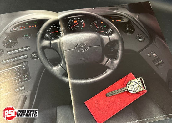 (SOLD OUT) Limited Edition 30th Anniversary A80 Supra Key - PVD Stealth Black Titanium