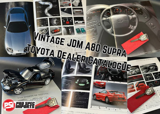 (SOLD OUT) Limited Edition 30th Anniversary A80 Supra Key - PVD Stealth Black Titanium
