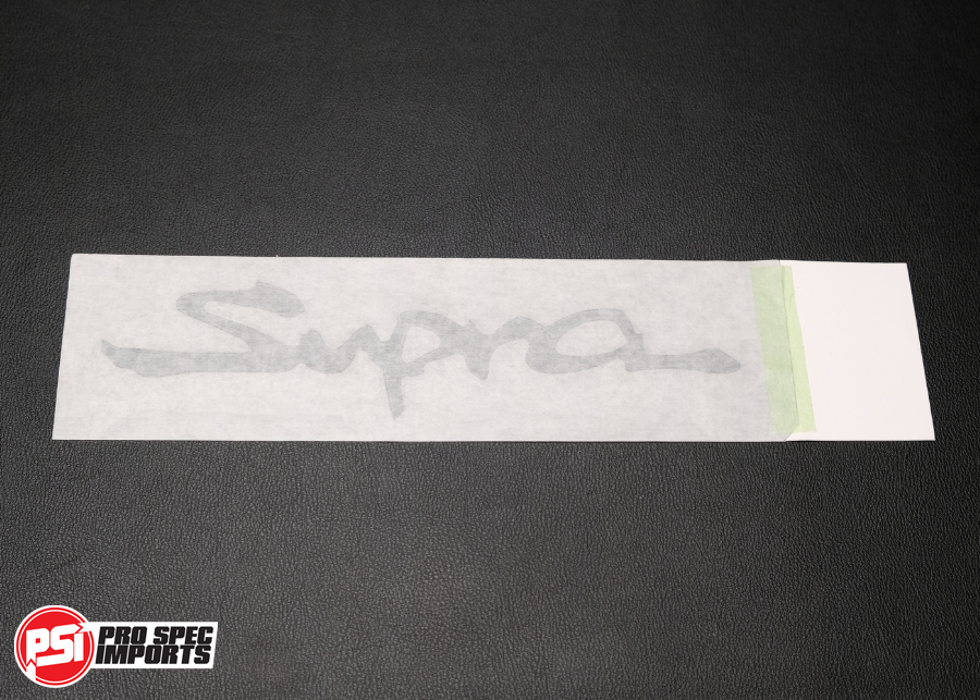 Genuine Toyota OEM JZA80 MK4 Supra Gel "Supra" Badge | P/N 75442-14280