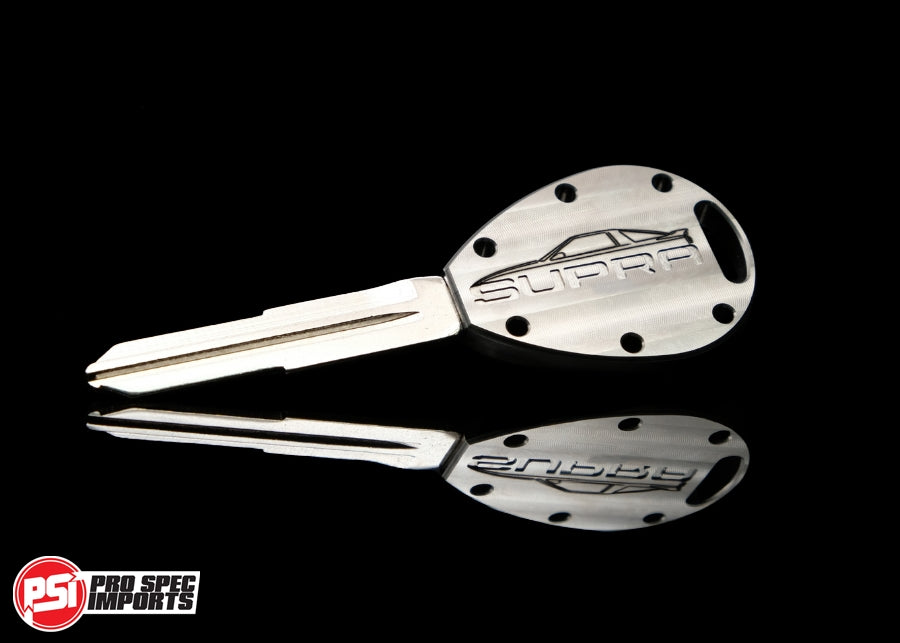 Suit Toyota A70/MK3 Supra Titanium Key Blank - Machine Finish