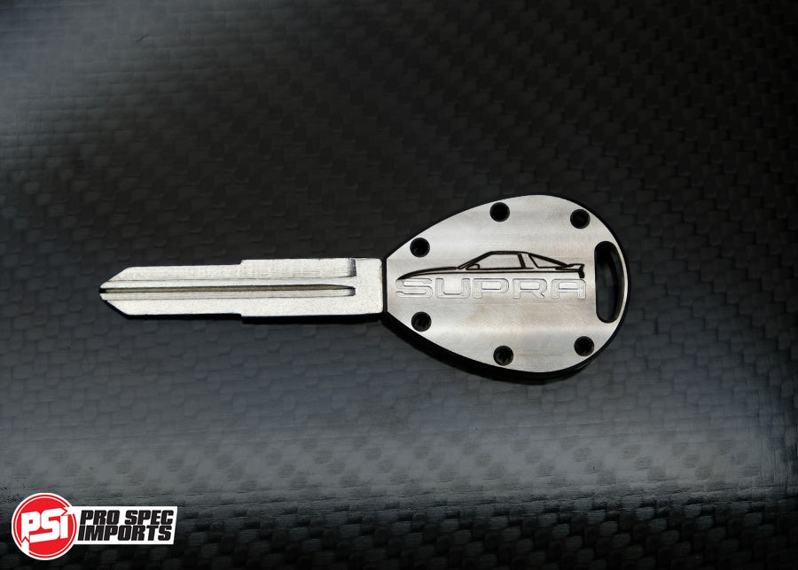 Suit Toyota A70/MK3 Supra Titanium Key Blank - Machine Finish