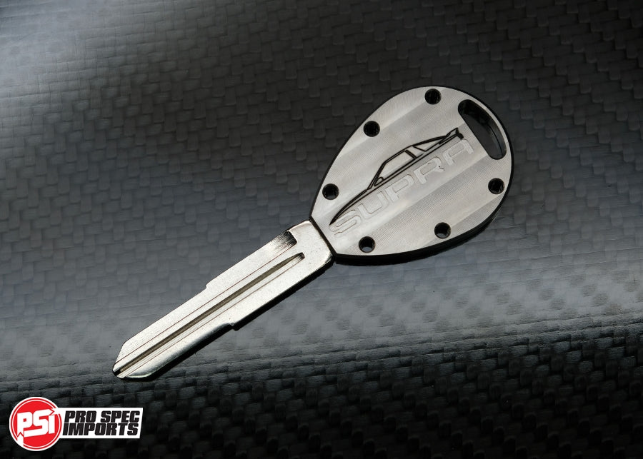 Suit Toyota A70/MK3 Supra Titanium Key Blank - Machine Finish