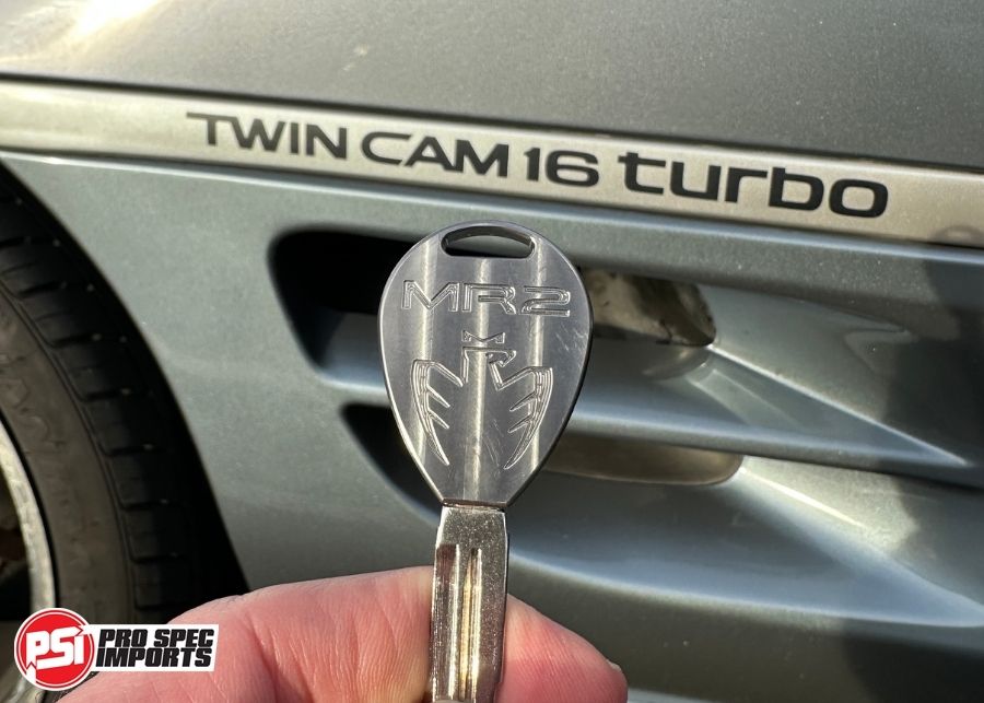 Titanium Key For Toyota MR2 SW20  '89-'99 / MR-S ZZW30 '99-'07 Custom Uncut Master Blank - Machine Finish