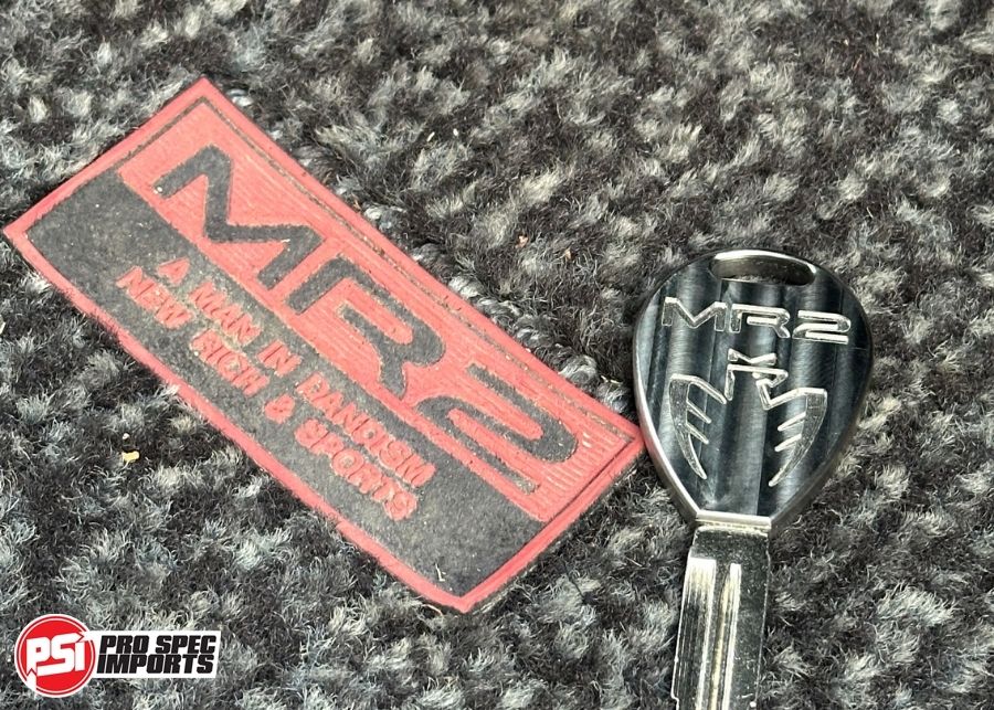 Titanium Key For Toyota MR2 SW20  '89-'99 / MR-S ZZW30 '99-'07 Custom Uncut Master Blank - Machine Finish