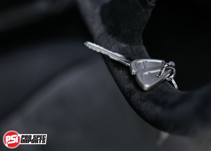 FD3S RX7 Key Blank - Polished Titanium GR6