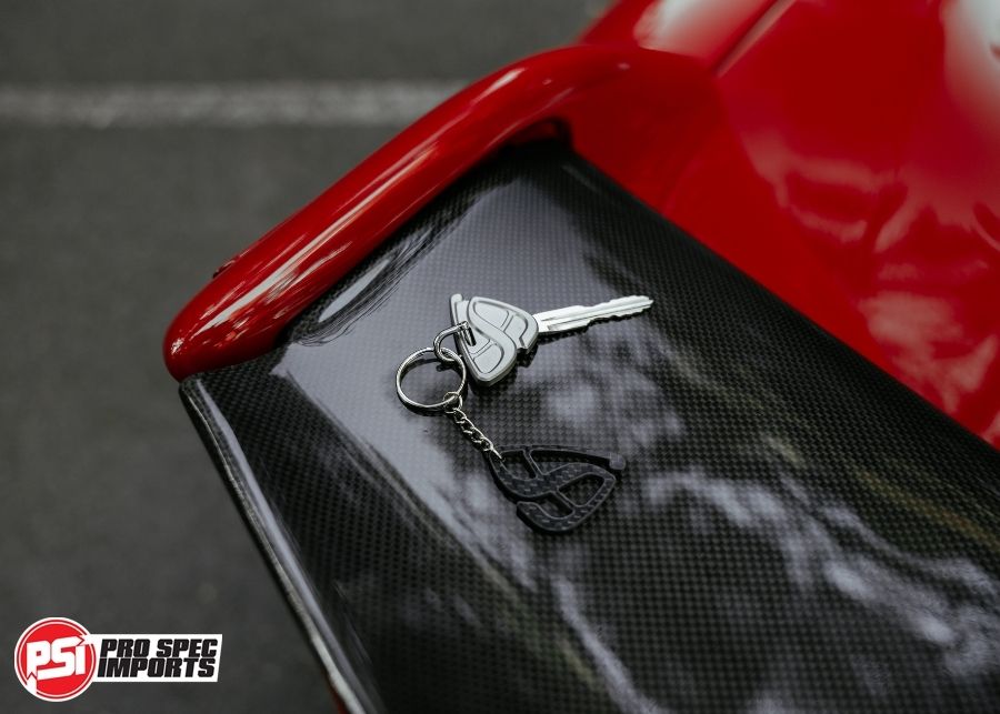 FD3S RX7 Key Blank - Polished Titanium GR6
