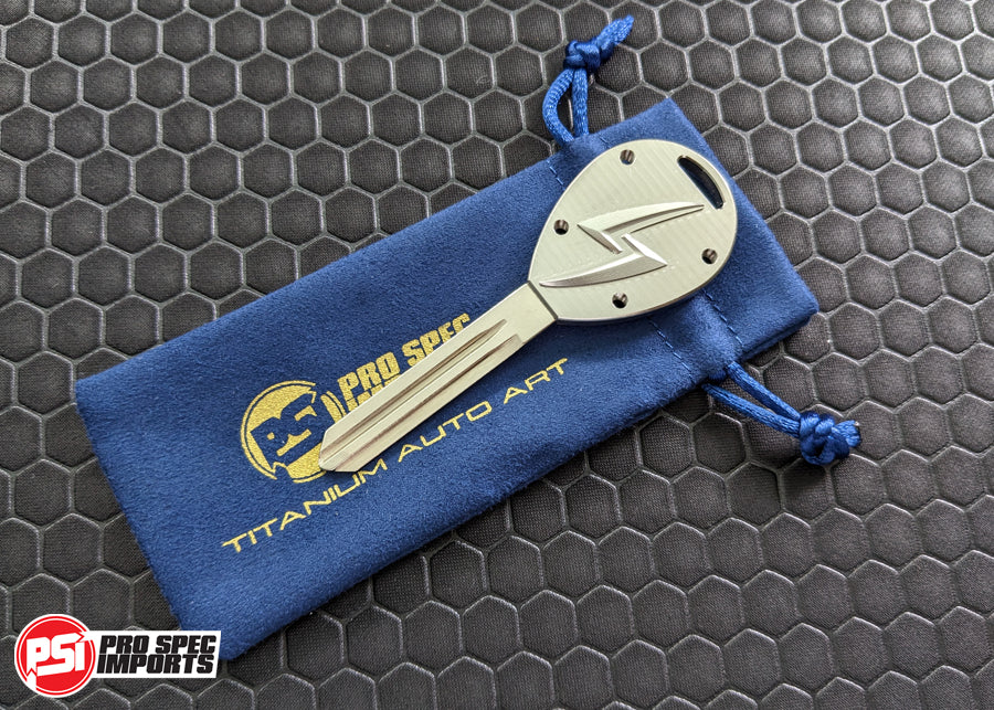 Billet Titanium S15 Silvia (1999-2002) Key Blank - Machine Finish