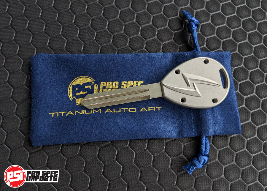 Billet Titanium S15 Silvia (1999-2002) Key Blank - Frosted Titanium