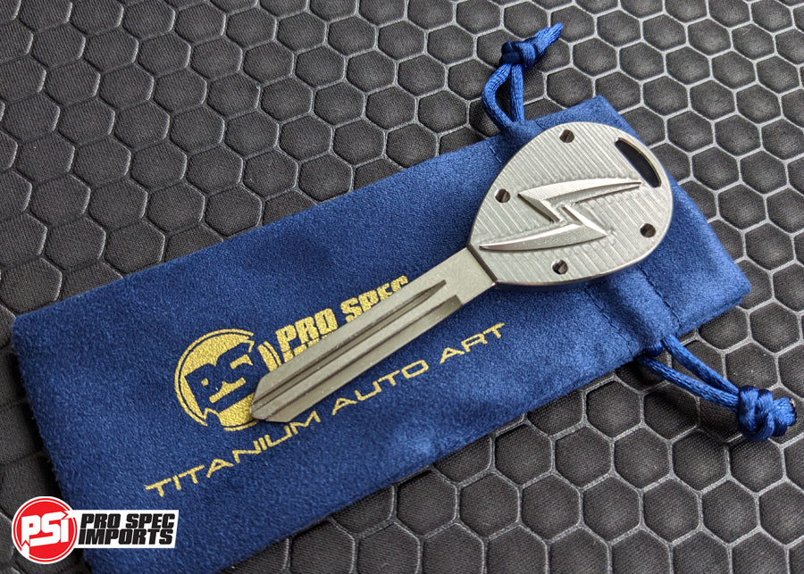 Billet Titanium S15 Silvia (1999-2002) Key Blank - Machine Finish