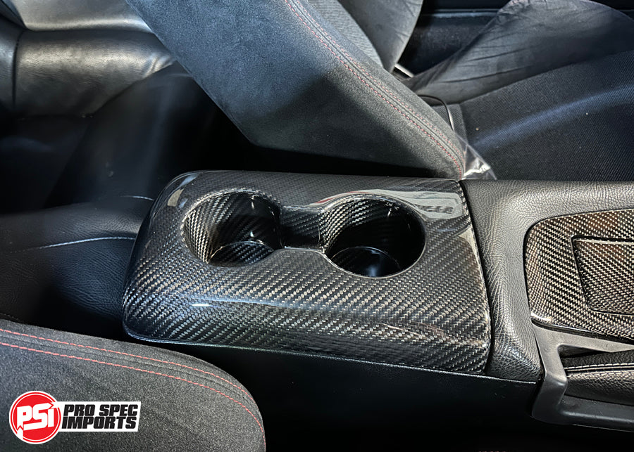 Cup Holder Armrest For A80 (Mk4) Supra, Carbon Fibre or Fiberglass
