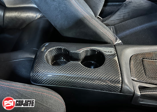 Cup Holder Armrest For A80 (Mk4) Supra, Carbon Fibre or Fiberglass