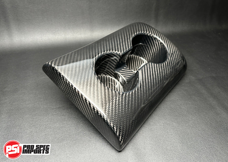Cup Holder Armrest For A80 (Mk4) Supra, Carbon Fibre or Fiberglass