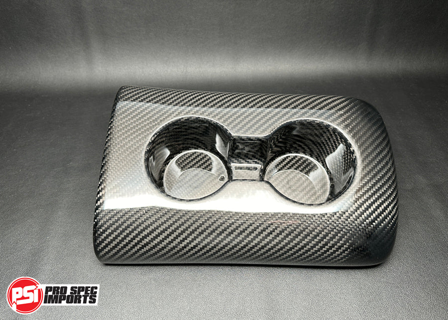 Cup Holder Armrest For A80 (Mk4) Supra, Carbon Fibre or Fiberglass