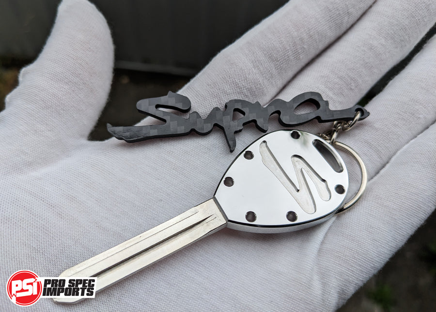 Carbon Fibre Supra Keychain