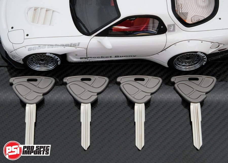 FD3S RX7 Key Blank - Frosted Titanium GR6 – Pro Spec Imports
