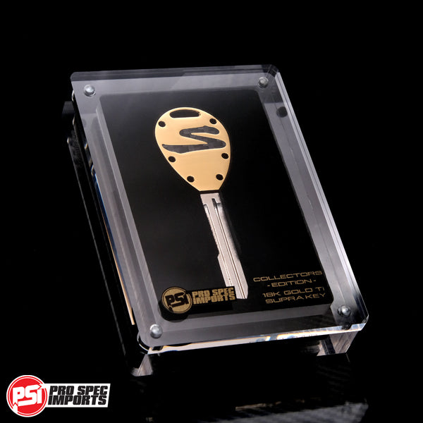Collectors Edition 18K Gold CF - Titanium A80 Supra Key + *ENTRY TO THE GOLD TOP SECRET SUPRA GIVEAWAY*